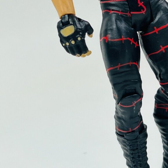 WWE Wrestling Action Figure Kane Black/Red Pants Gloved Hand - Picture 4 of 9